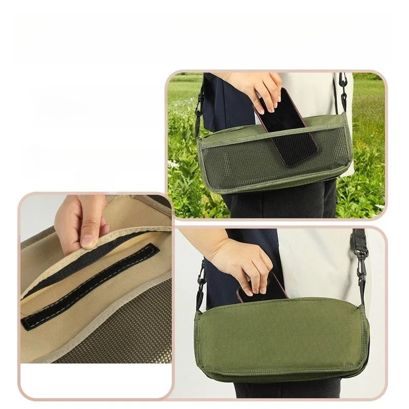 Creative Outdoor Backpack Folding Pencil Case Stool Portable and Easy Camping Equipment Shoulder Bag Stool Sports Folding Chair Zpaxo