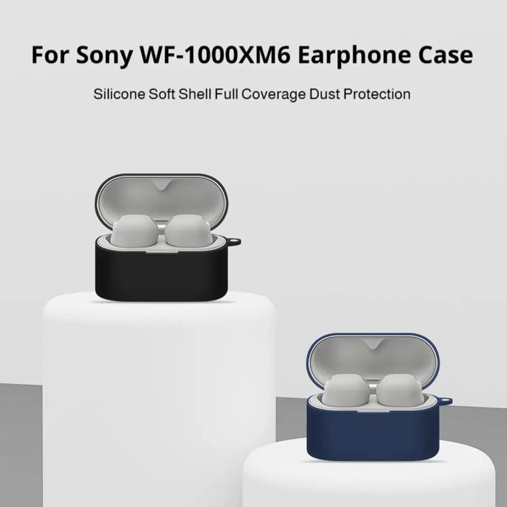 Sony WF-1000XM6 Silicone Case – Shockproof Protective Cover Earphone Case Cover Zpaxo