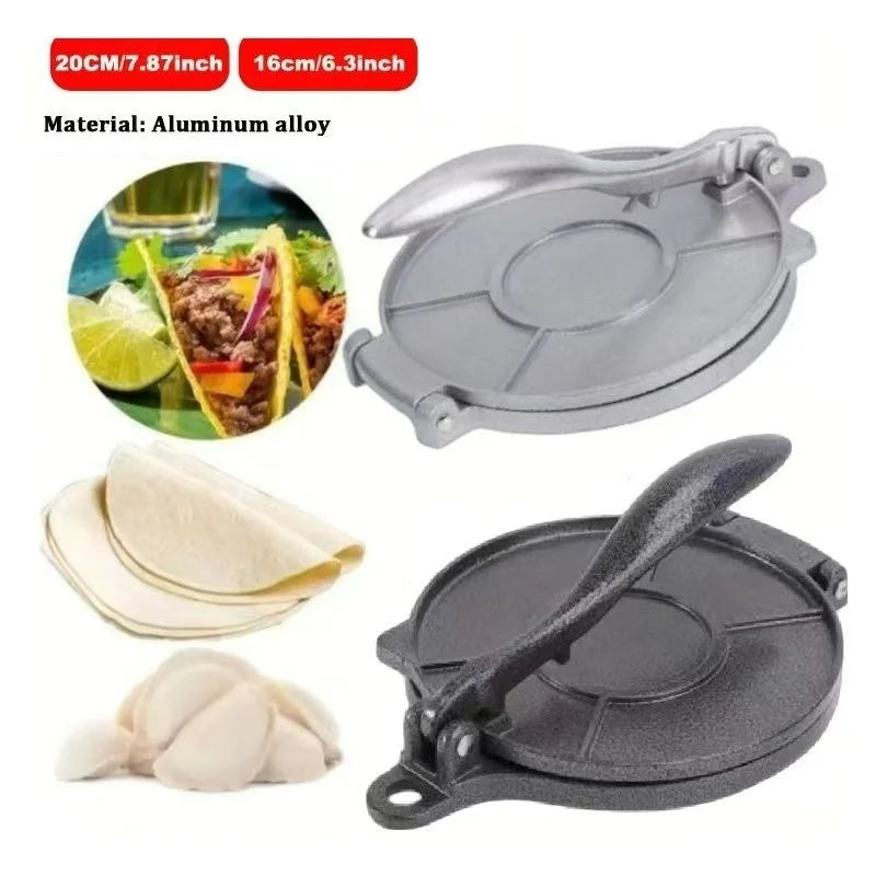 Aluminum Alloy Tortilla Press – Tortilla & Dumpling Skin Maker Tortilla Press Zpaxo