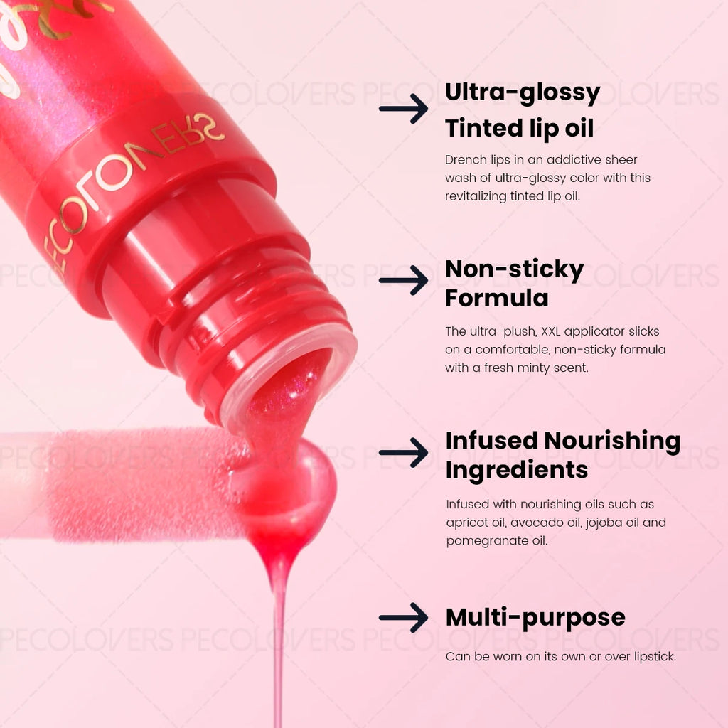 1PC Colorful Lip Gloss, Lipstick, Lip Oil, Lip Tint - Natural, Long-Lasting, Moisturizing, Nourishing, Pigmented, Shiny, Glossy Zpaxo
