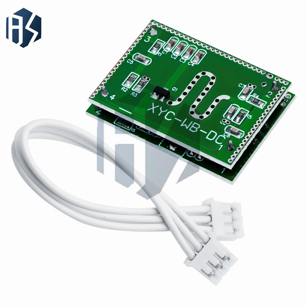 1PCS Strong Anti-jamming! 5.8GHZ Microwave Radar Sensor 6-9M Smart Trigger Switch Module 3.3-20V DC for Home Control Zpaxo