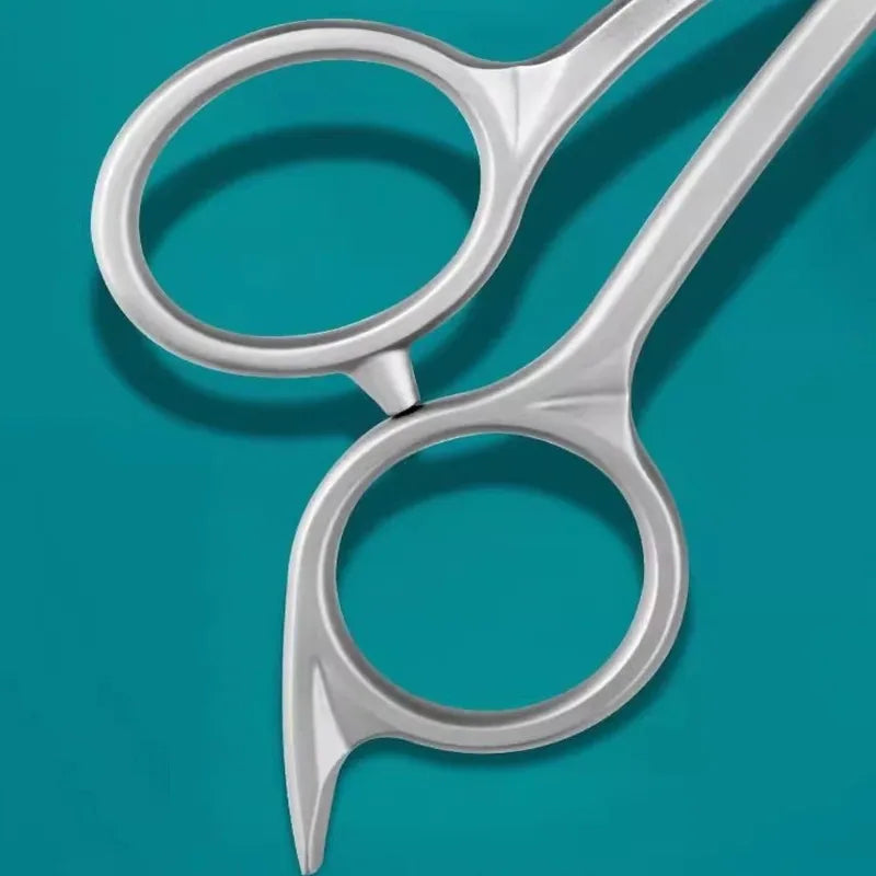 Stainless Steel Eyebrow Scissors Comb Makeup Trimming Knife Men Women