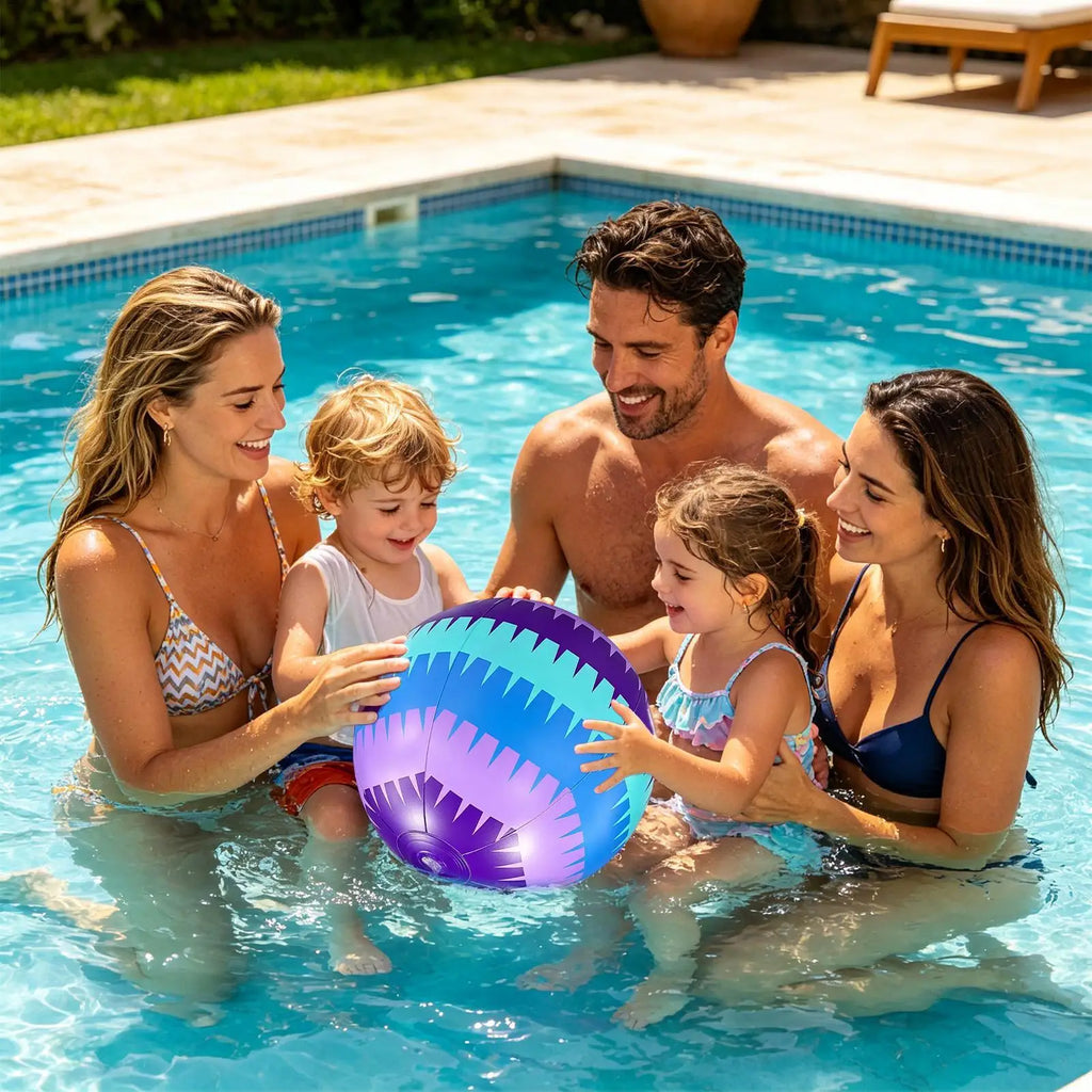 Sequin Beach Ball Inflatable Thick Spliced Outdoor Pool Party Toy
