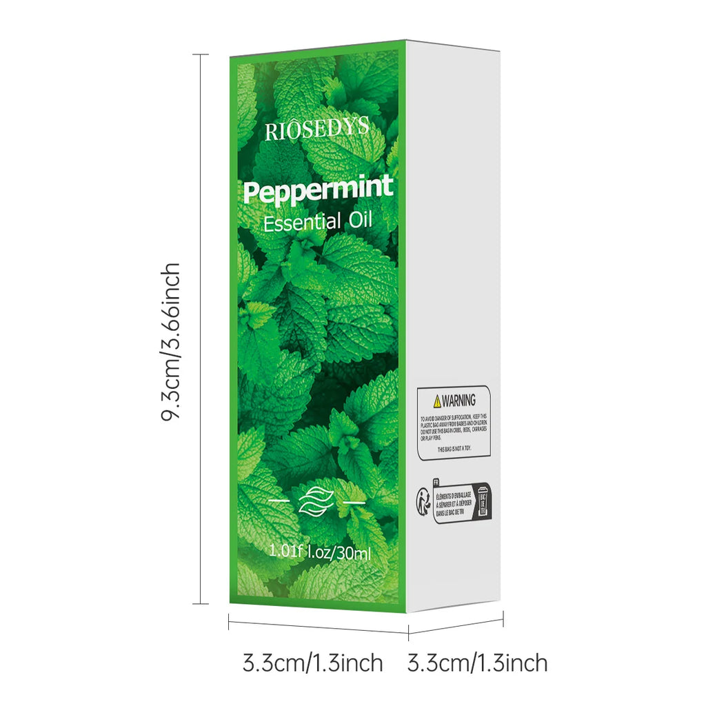 Peppermint essential oil, with its herbal scent, is suitable for aromatherapy diffusion and body massage,and also nourishes hair Zpaxo