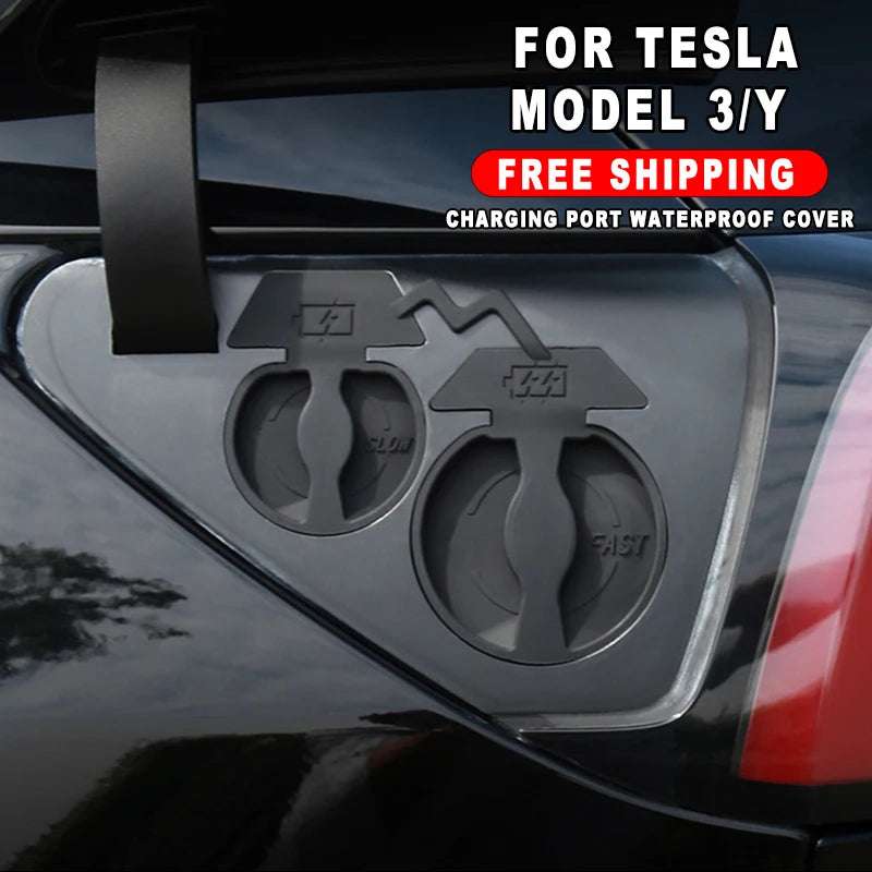 Tesla Model 3 & Model Y Silicone Charging Port Cover CCS EU