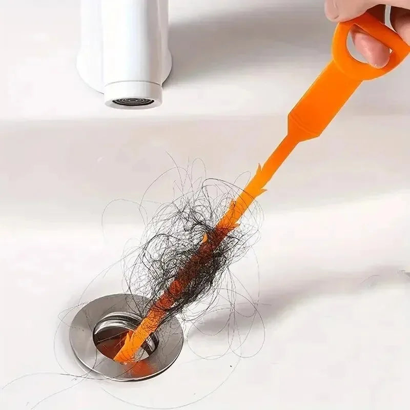 3 Drainage Blockage Remover Shower Clean Sink Snake Bathroom