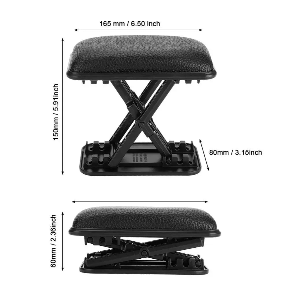 Adjustable Height Car Armrest Pad Anti-fatigue Design Universal Fit Zpaxo