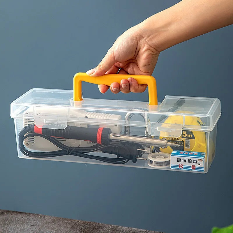 1 Tool Parts Storage Box Multi-compartment Transparent Organizer Home