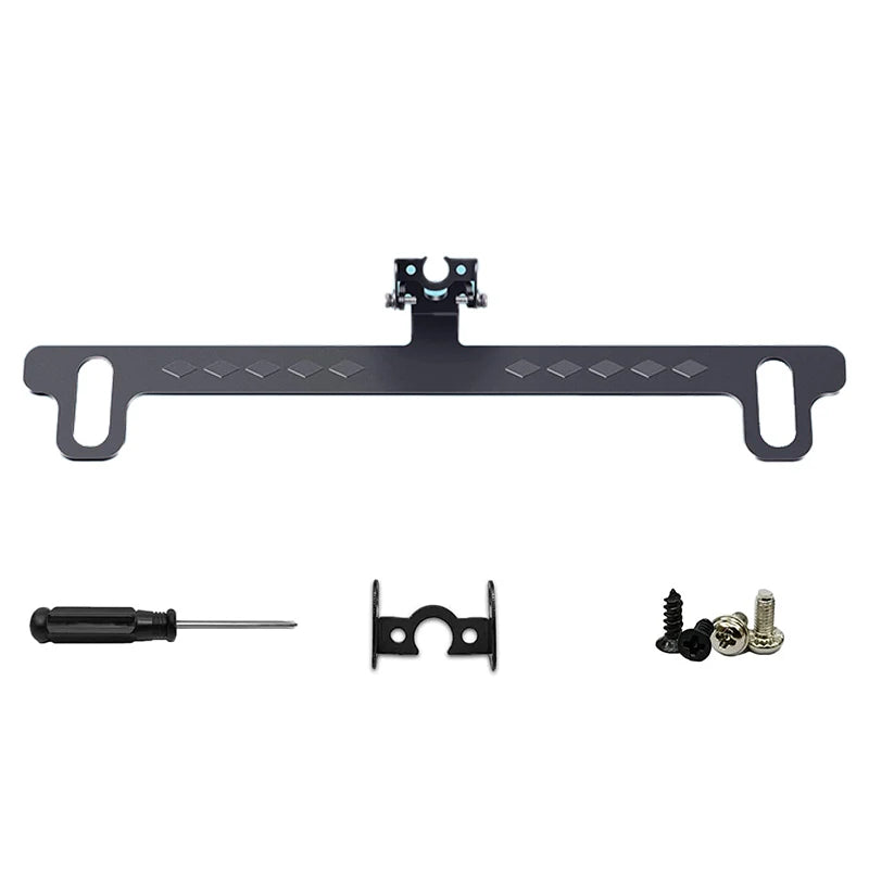 License Plate Backup Camera Mount – No-Drill 170° Alloy Bracket