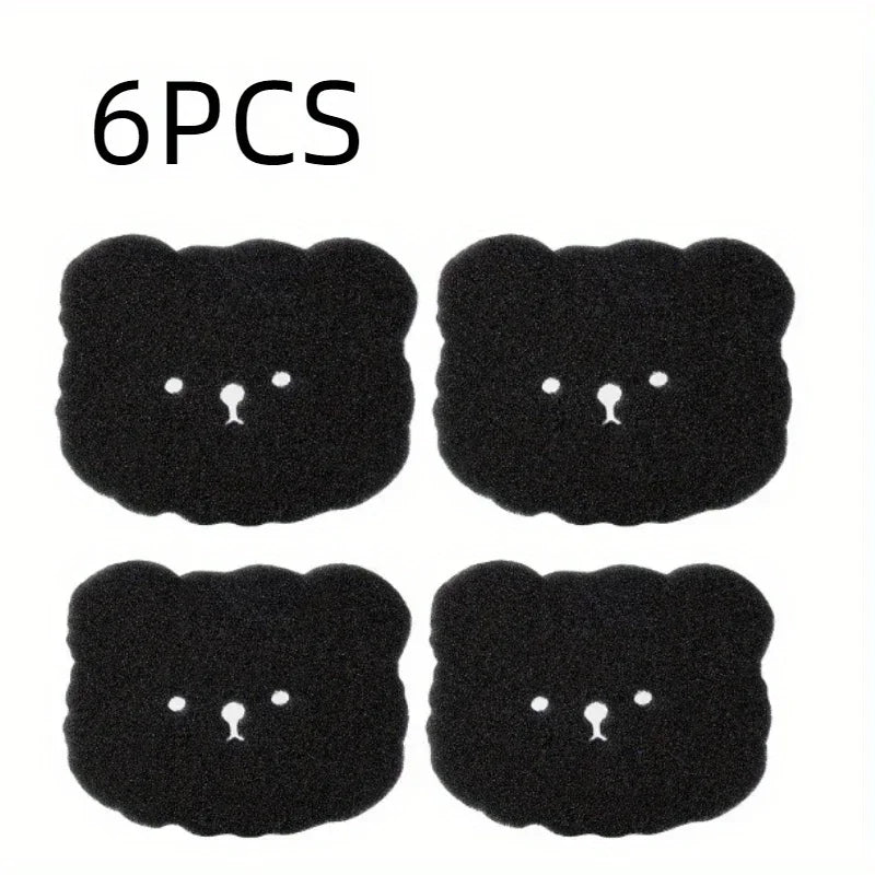 4/8PCS Pet Hair Remover Bear Shape Laundry Ball Washing Machine Lint Catcher Reusable Clothes Sofa Cat Dog Hair Cleaning Sponge Zpaxo wavy bear 6pcs
