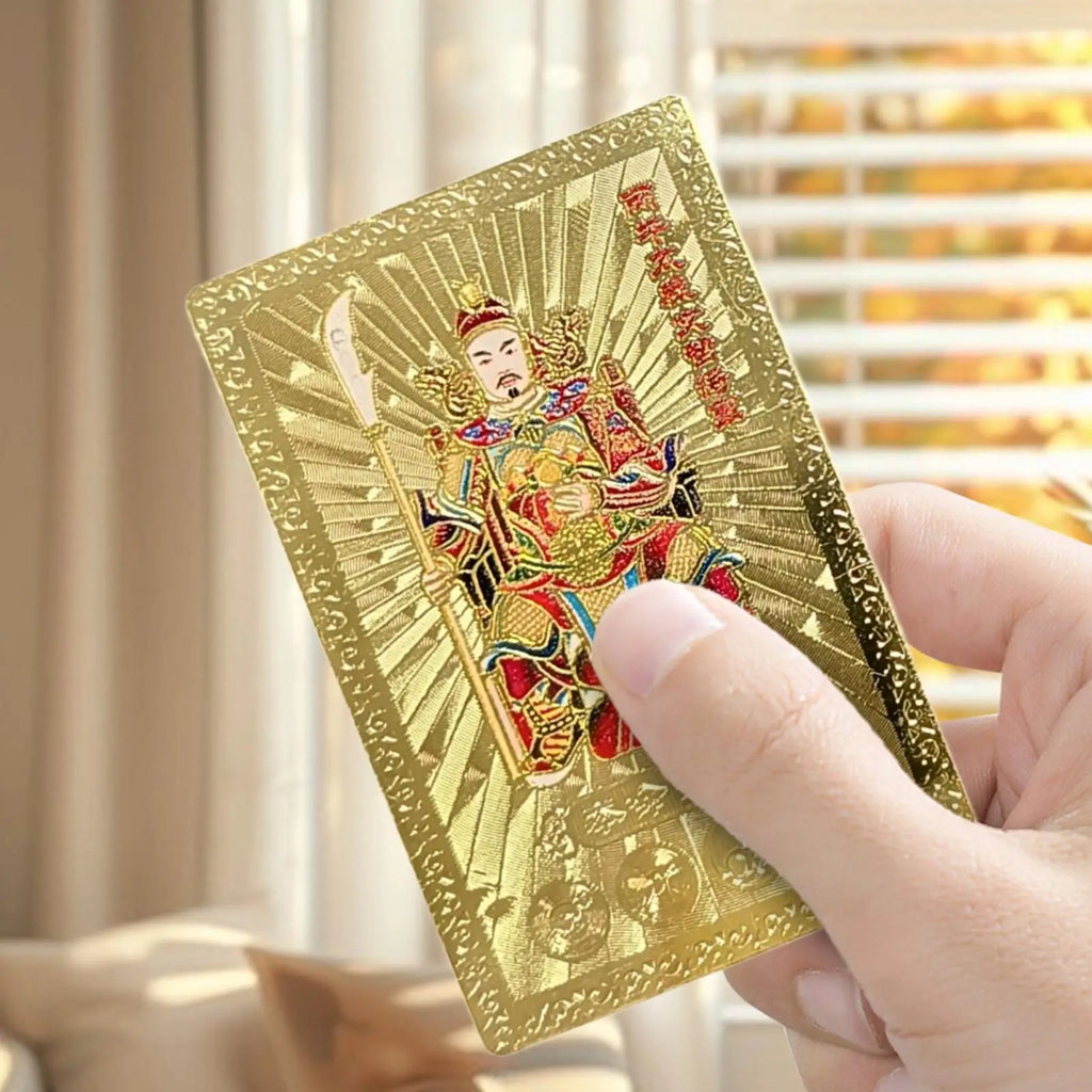 Chinese Tai Sui Horse Card Good Luck Wealth Prosperity Decoration