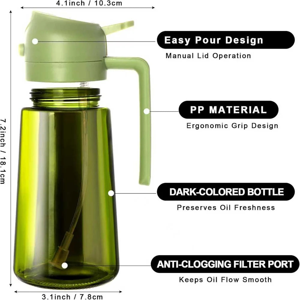 Olive Oil Dispenser Kitchen Stickers 1 Sprayer Cooking Air Fryer Salad Zpaxo