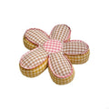 Floral Designs Cushion Cotton Fabric Covers Slip Proof Floor Pillow