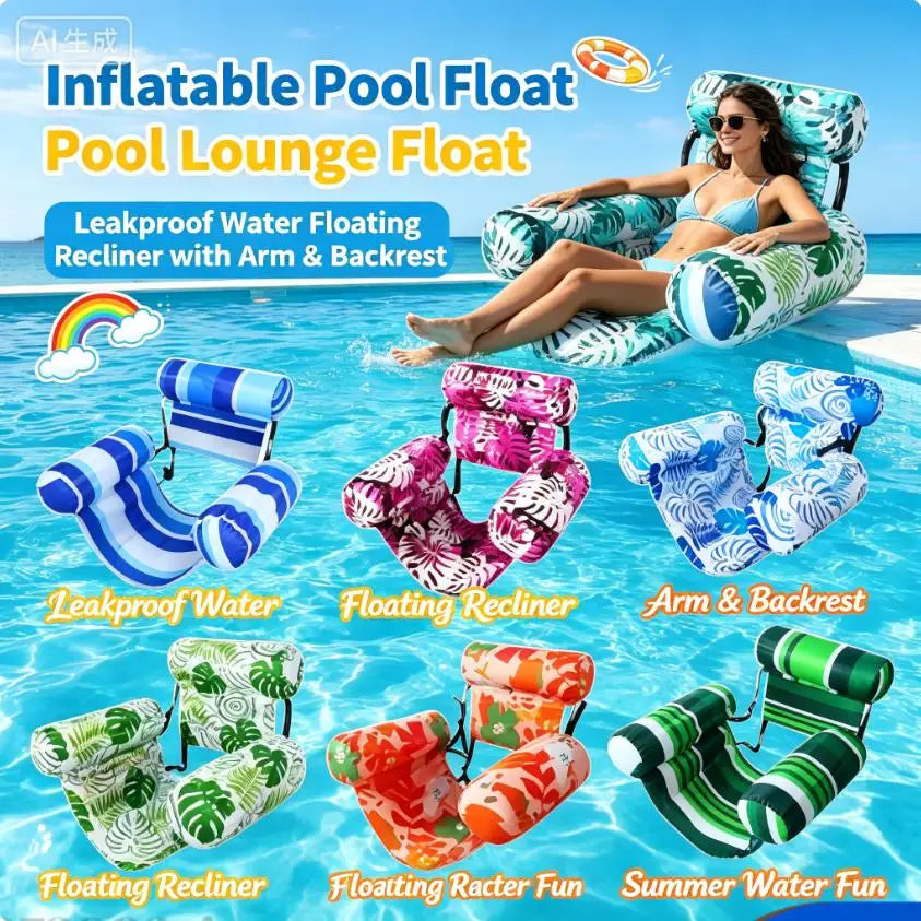Summer Pool Water Hammock Air Mattresses Bed Beach Sports Lounger