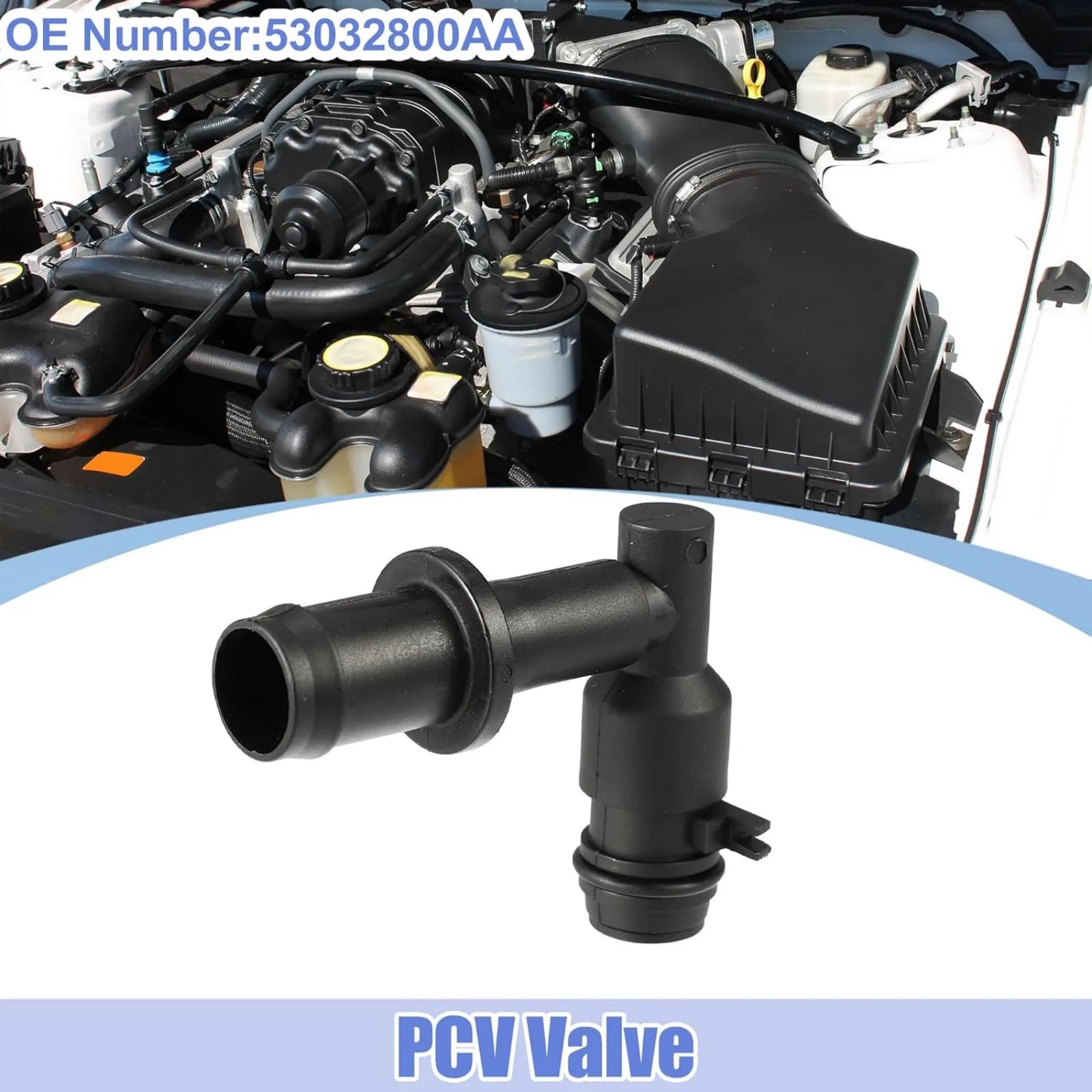 53032800AA PCV Valve Positive Crankcase Ventilation Replacement Fit
