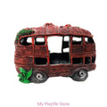 Resin Wrecked Car Ornaments DIY Fish Tank Artificial Aquarium