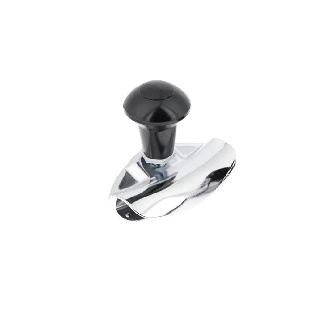 Electroplated Craft Universal Steering Wheel Assist Knob Zpaxo White
