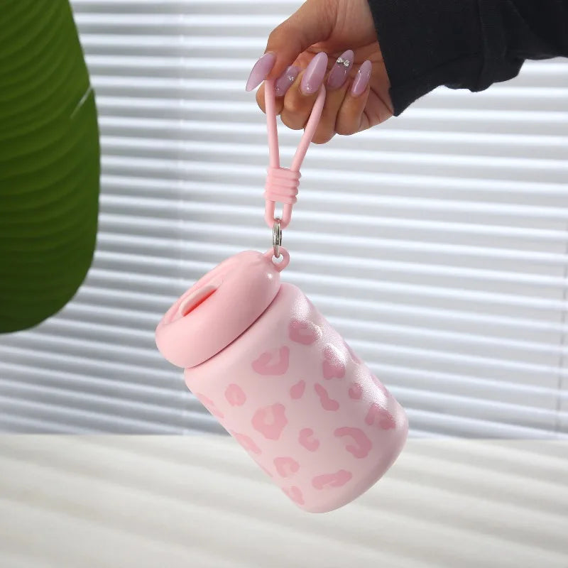 350ml Leopard Print Insulated Cup – 304 Stainless Steel Travel Insulated Travel Cup Zpaxo