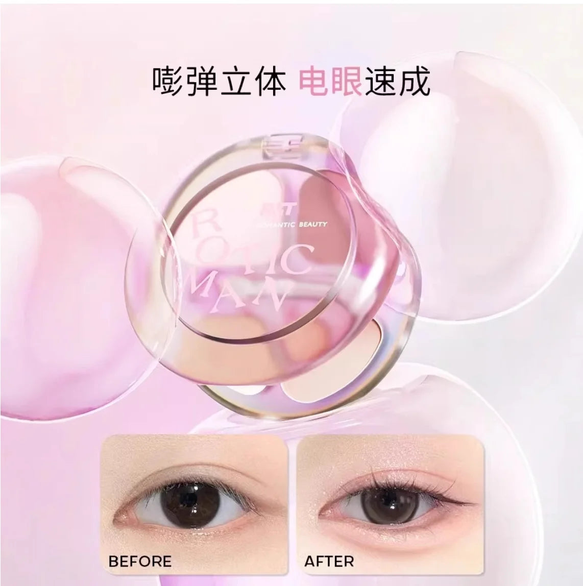 RMT ROMANTIC BEAUTY Eye Shadow Silkworm Palette Four Colors Matte Contouring And Brightening Eyeshadow Palette Zpaxo