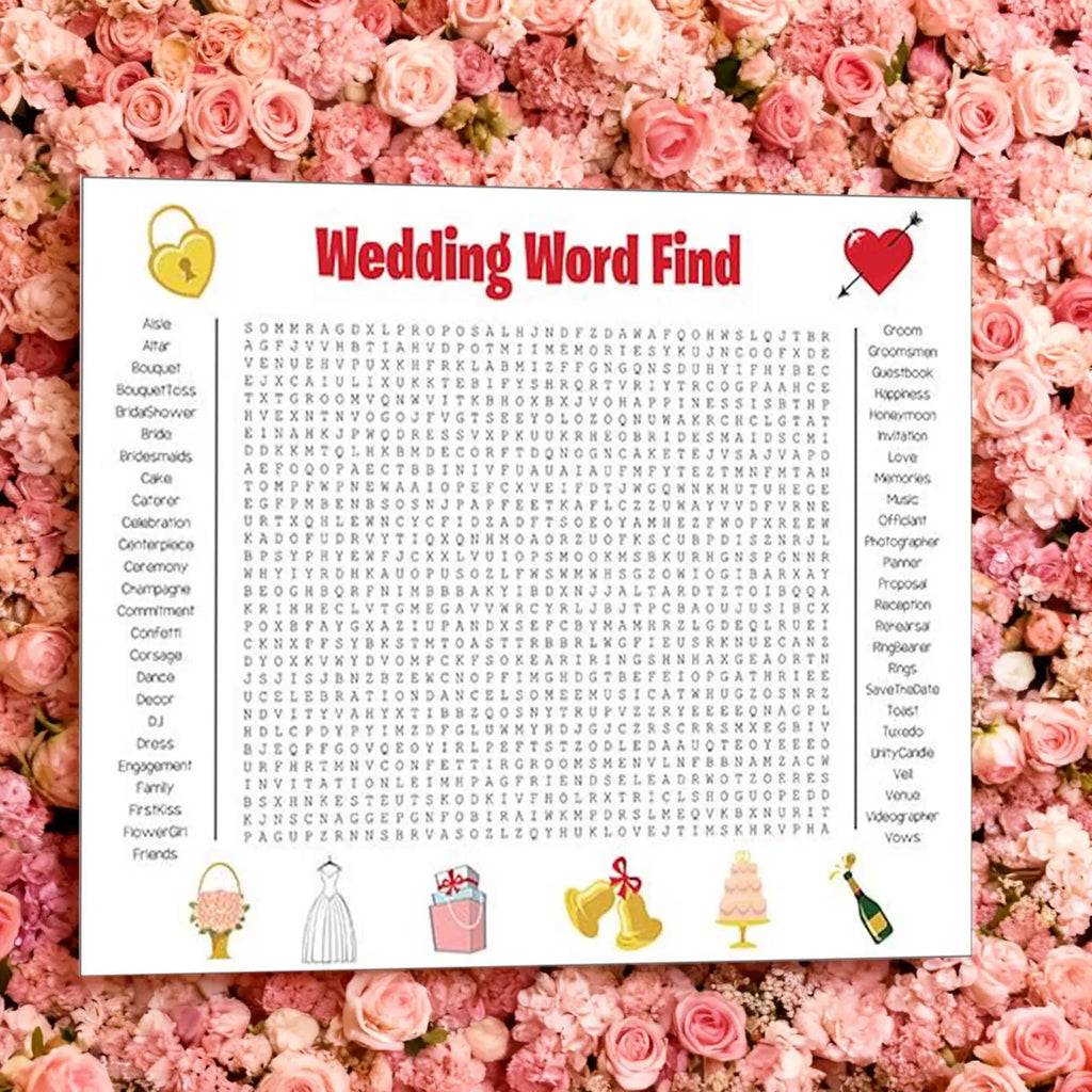 Christmas Word Search Poster Holiday Fun Family Activity Boys Girls