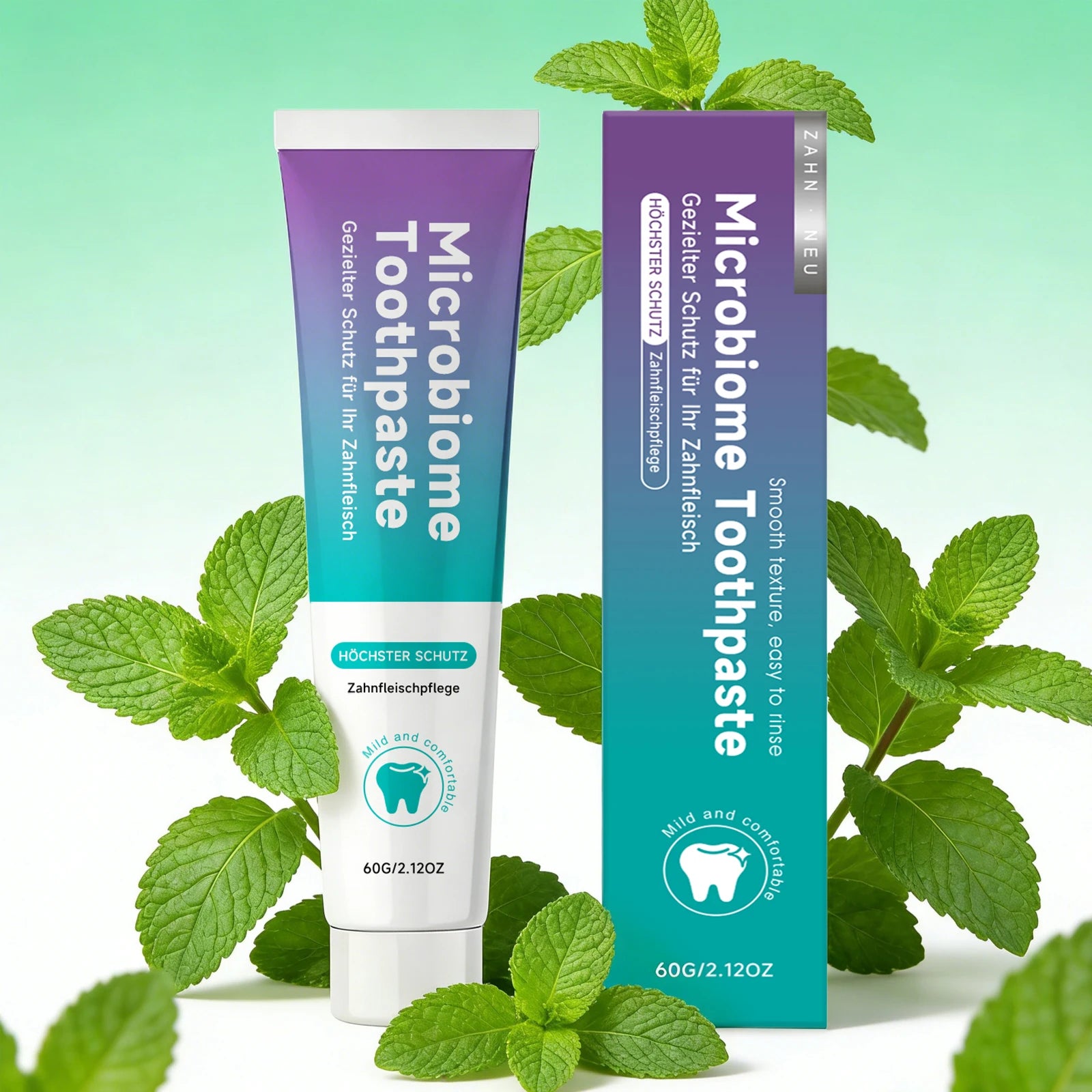 Menthol Whitening Toothpaste – Fresh Breath & Enamel Care 60g Whitening Toothpaste Zpaxo
