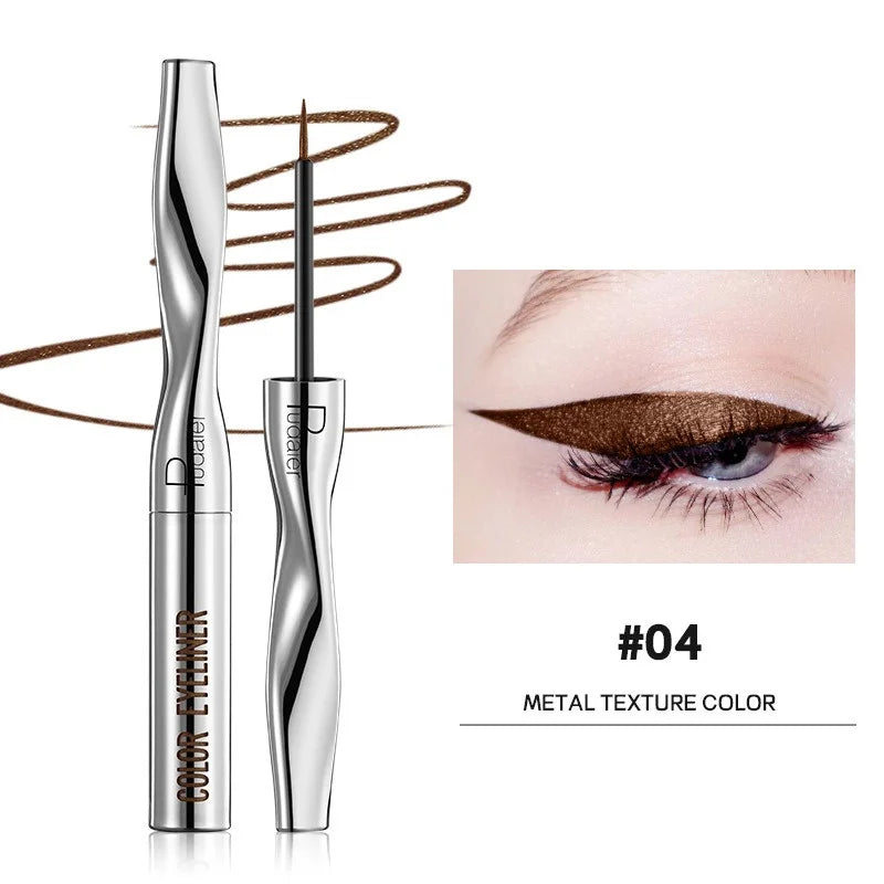 Colourful Eyeliner Liquid Waterproof Matte Pearllight Pen Long Zpaxo 04