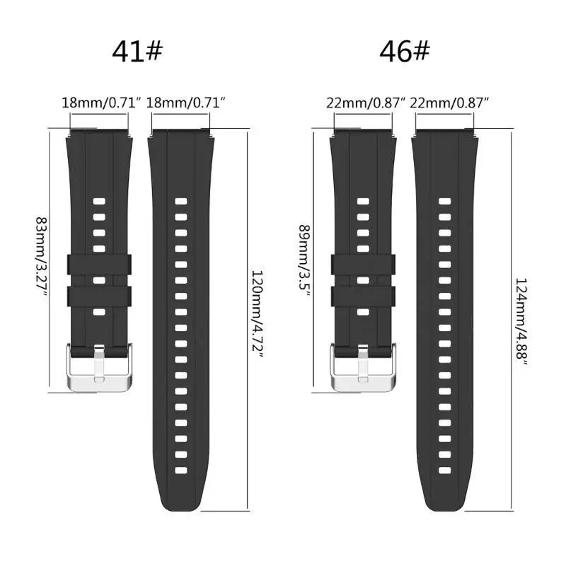 652F Strap Silicone For Watch Gt4 41mm/46mm Watch Bands Bracelets Zpaxo