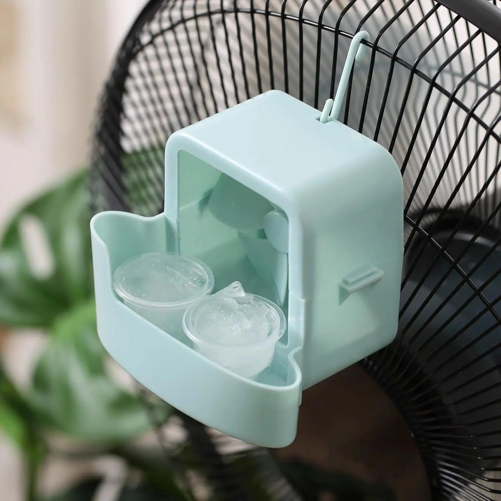Electric Fan Hanging Cooling Tool 4 Ice Cup Household Floor Mist