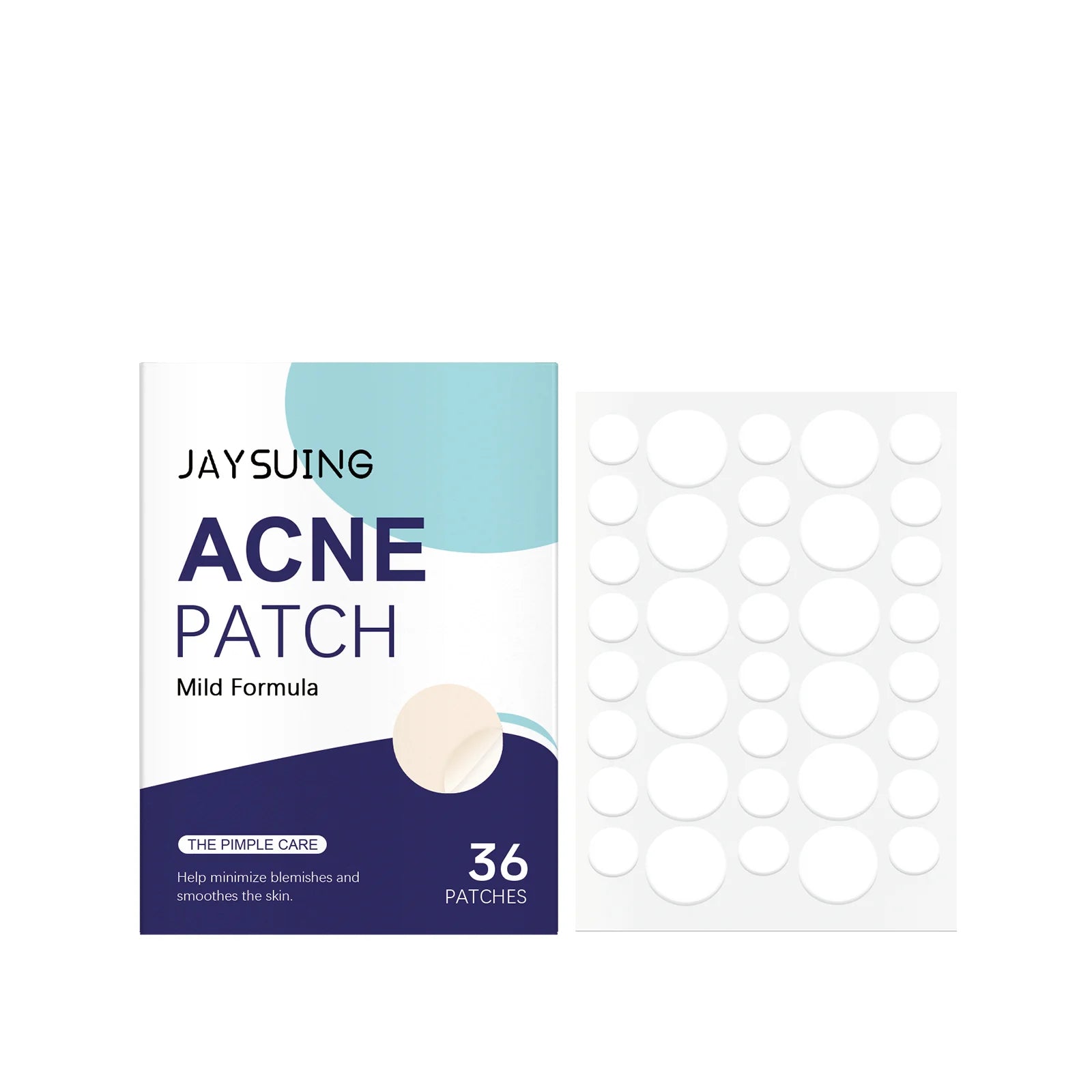 Jaysuing Salicylic Acid Pimple Patches 36pcs – Acne Patch Acne Pimple Patches Zpaxo 36pcs Boxed