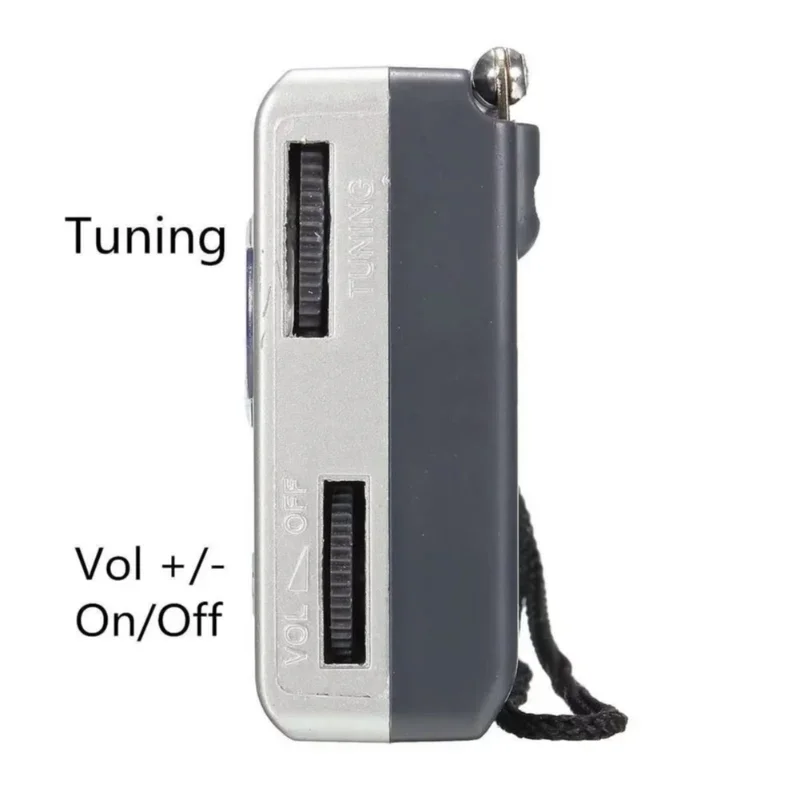BC-R119 Radio AM FM Battery Operated Pocket Reception Long Lasting Zpaxo