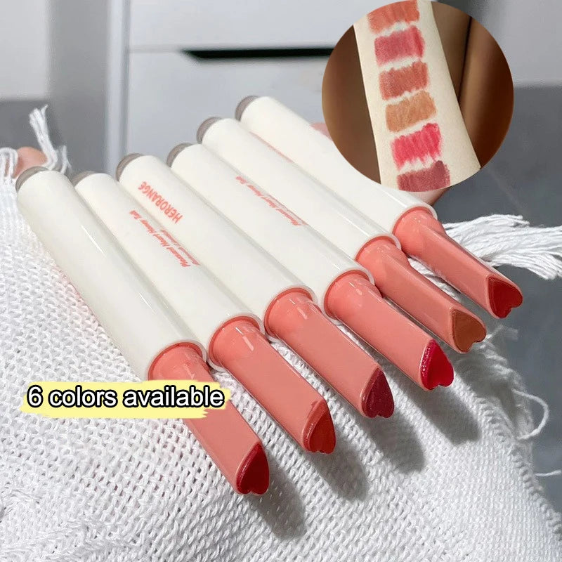 Mirror Glass Solid Lip Glaze Moisturizing Heart Shape Water Light
