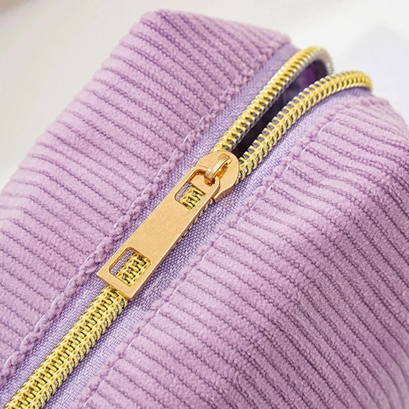 Pencil Case Solid School Supplies Large Capacity Stationery Bag