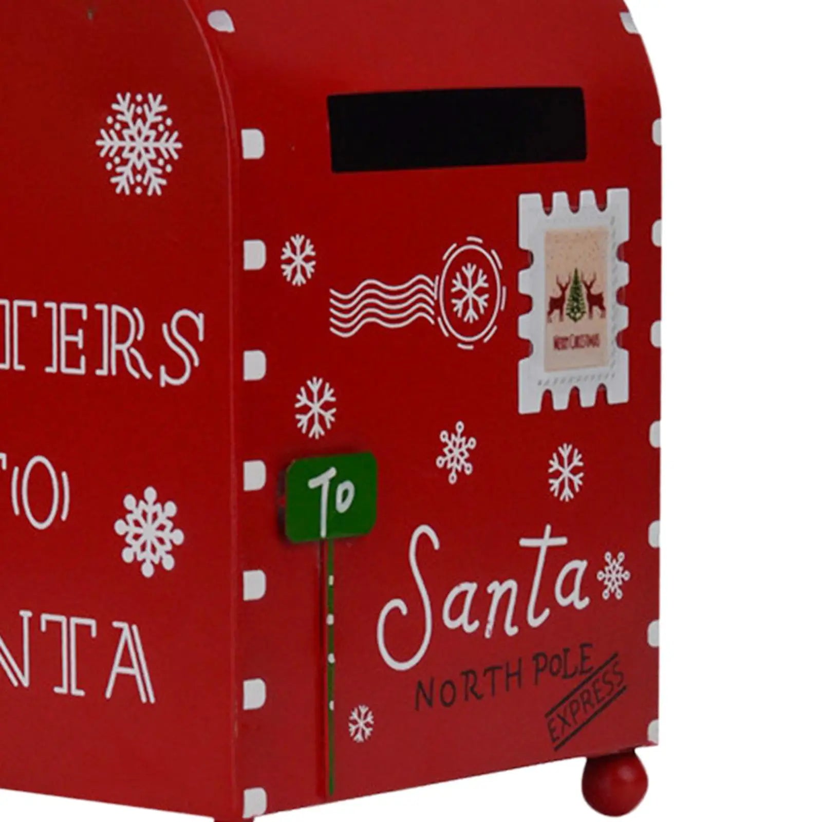 Christmas Decoration Mailbox Mini Postbox Letter Box Zpaxo