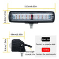 12V-80V LED Forklift Warning Light Red Blue Line Safety Zone Working