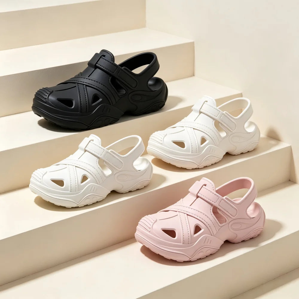 SHAJI Quick Dry Non Slip Beach Water Shoes Unisex Lightweight EVA