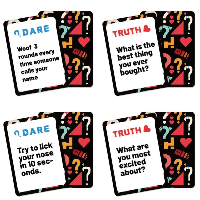 Drinking Card Party Game Multi-Player Interactive Dedicated Games 50 Pieces Playing Decks Promote Friendship For Family Friends Zpaxo