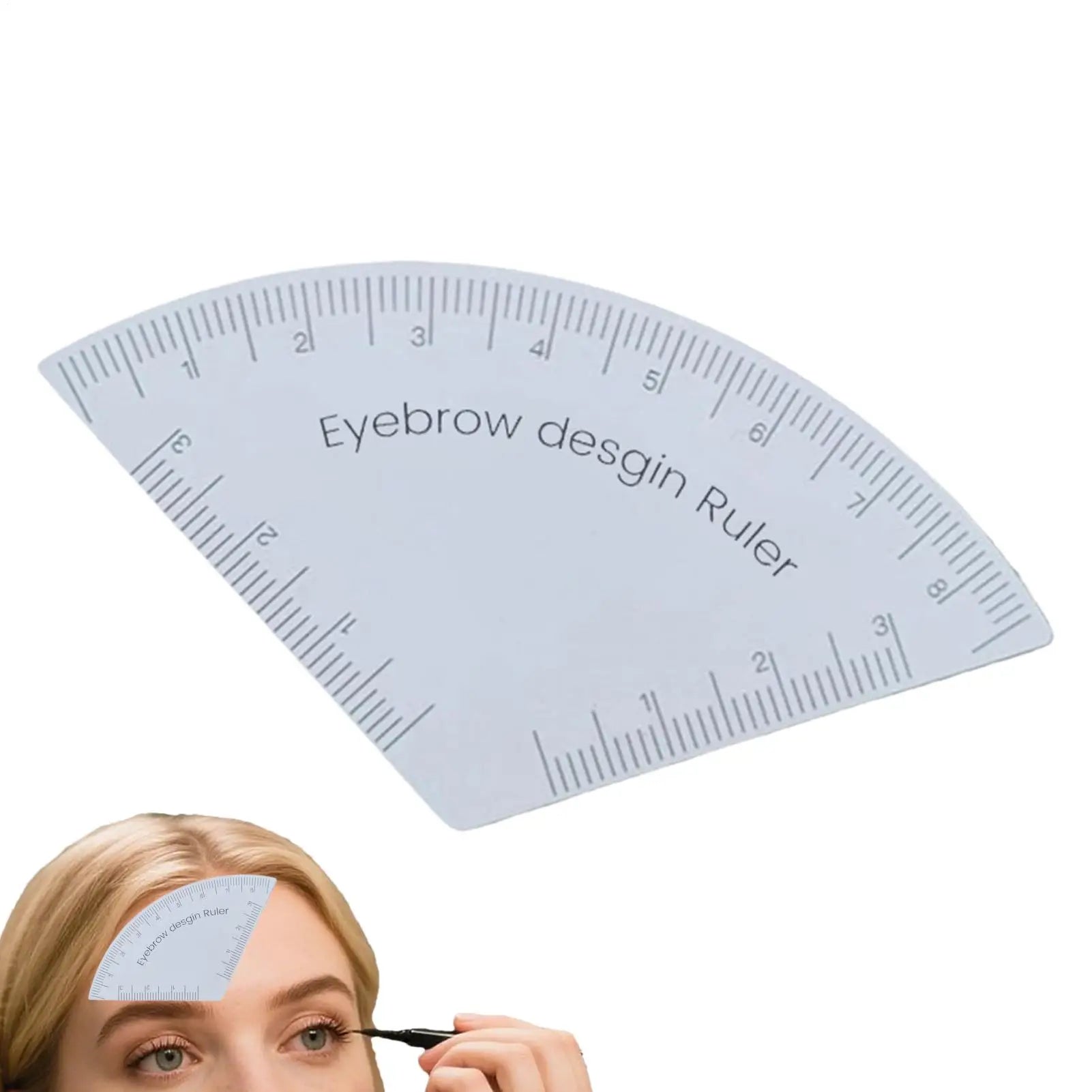 Reusable Eyebrow Ruler – Brow Shaping & Design Tool Eyebrow Shaping Tool Zpaxo
