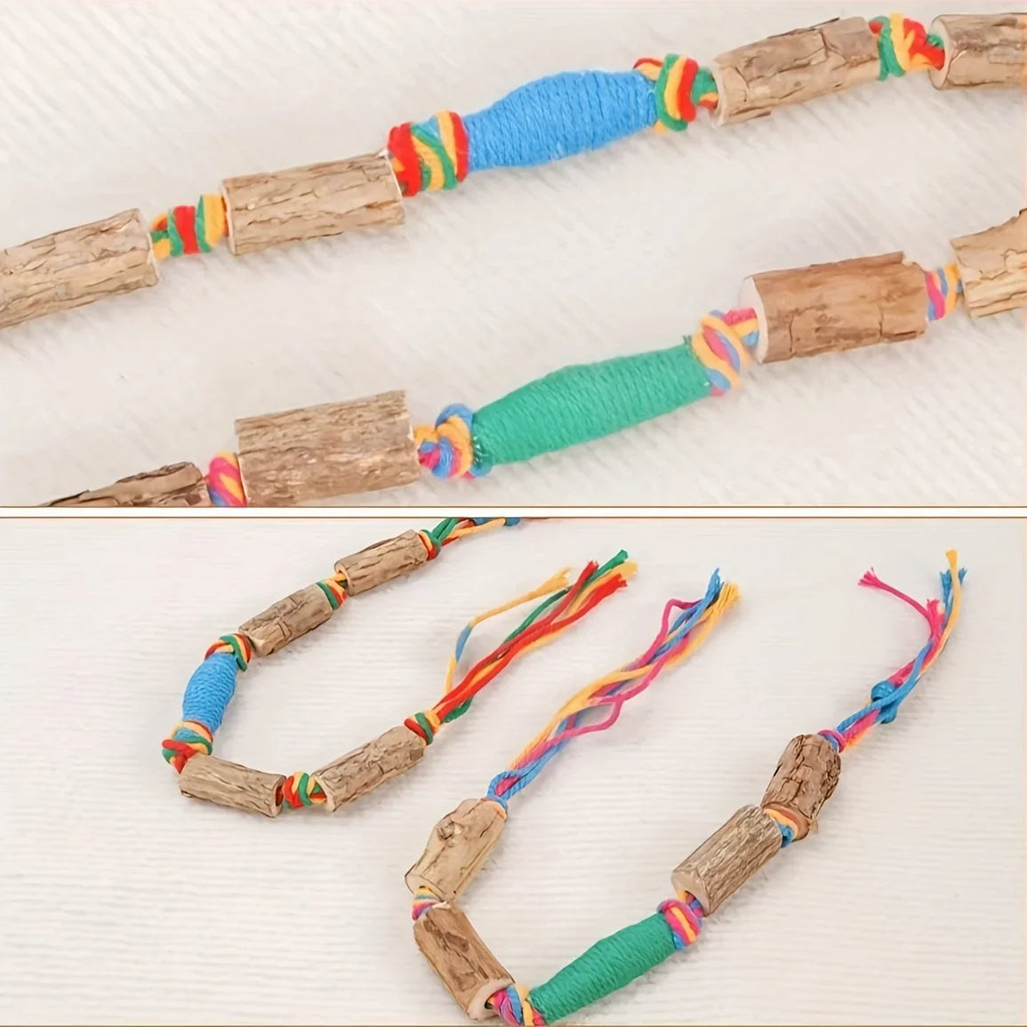 2pcsToy That Attracts Cats Play Natural Cat Toy Made Rope Used