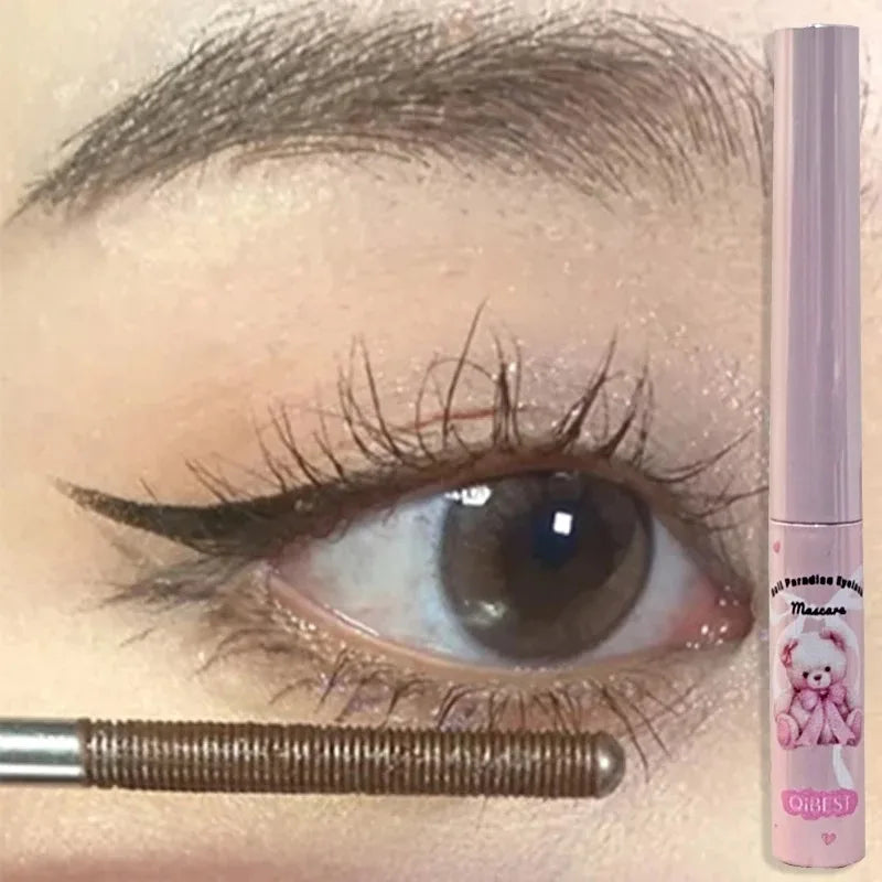 Silk Fiber Curling Mascara Ultra-fine Brush Waterproof Long Lasting