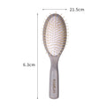 BOOMSLIFE Custom Wood Hair Brush For Women Metal Needle Hair Comb Detangle Metal Pin Wood Comb Massage Scalp Brush For Hair Care Zpaxo Matel brush -B China Mainland