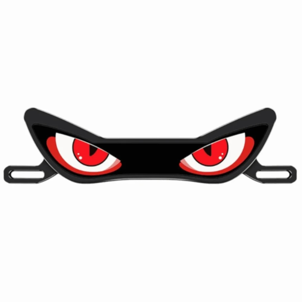 LED Lamp Demon Eye License Plate Light Waterproof Bright Motorcycle Zpaxo Style-E