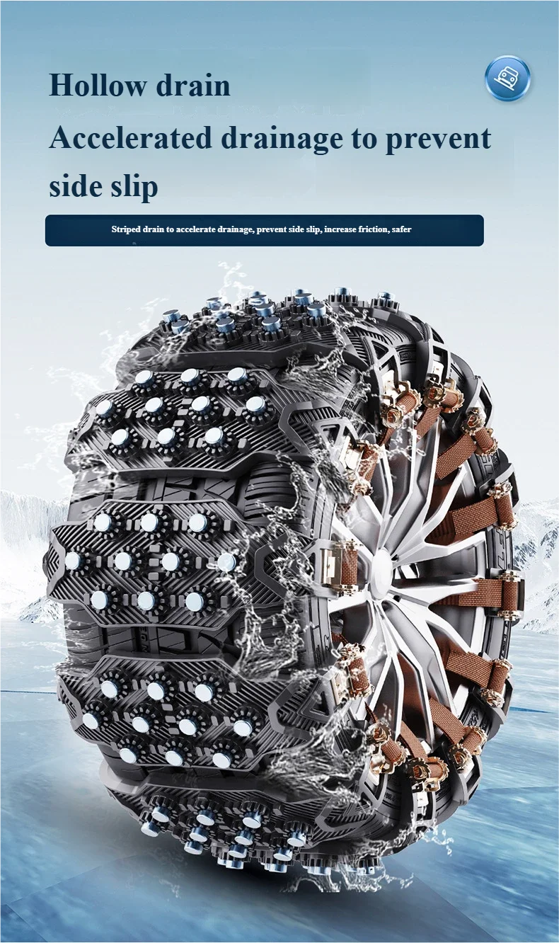 TPU Anti-Slip Snow Tire Chains – Universal Wide & Thick Design