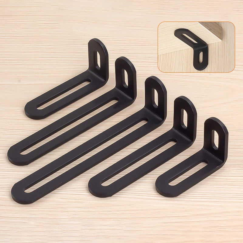 L-shaped Shelf Bracket Connector Stainless Steel Adjustable Angle