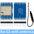 bs 433MHZ SX1278 LoRa Module 433M 10KM Ra-02 Wireless Spread Spectrum Transmission Board 2.4G IPX Antenna for Smart Home Zpaxo Ra-02 with antenna 1PCS