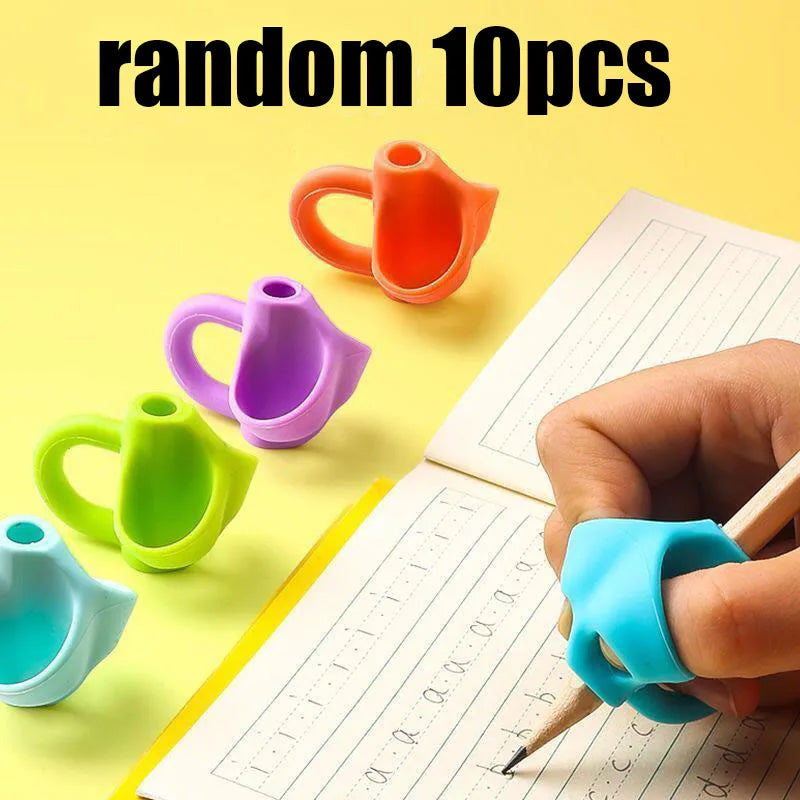 Kids Silicone Pencil Grips – Ergonomic Writing Aid 5/30 Pack