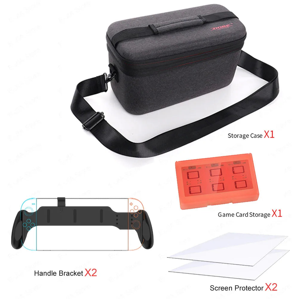 EVA Hard Carrying Case for Switch 2 Protective Travel Bag Hard Shell Protective Pouch Case for Nintendo for Switch 2 Accessories Zpaxo Set D China Mainland