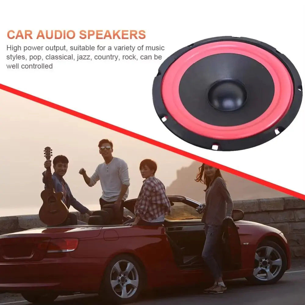 Universal Car 4 Ohms Speakers Durable Non-deforming Coaxial Subwoofer Zpaxo