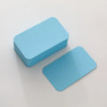 100/50/20PCS Color Kraft Paper Card Retro Double Sided Word Card DIY Postcard Gift Greeting Invitation Card Note Message Card Zpaxo Blue 20pcs