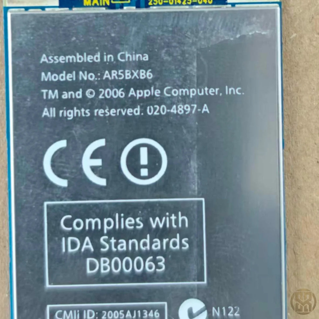 APPLE AIRPORT EXTREME WIRELESS MINI PCI-E CARD- AR5BXB6