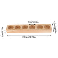 CM6 Hole Essential Oil Wooden Display Stand Storage Rack Smooth Oils